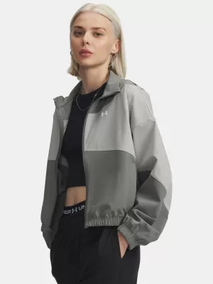 Dámska bunda UNDER ARMOUR RIVAL WOVEN JACKET 1389631-709 WHITE