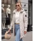Dámska bunda DSTREET TY5864 SVETLO ŠEDÁ