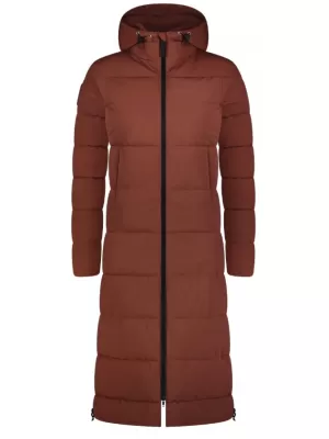 Dámsky kabát NORDBLANC FROSTINE NBWJL8402 HNEDÁ