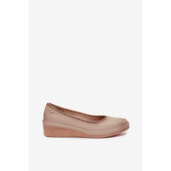  Dámske poltopánky VINCEZA 39987 BEIGE 