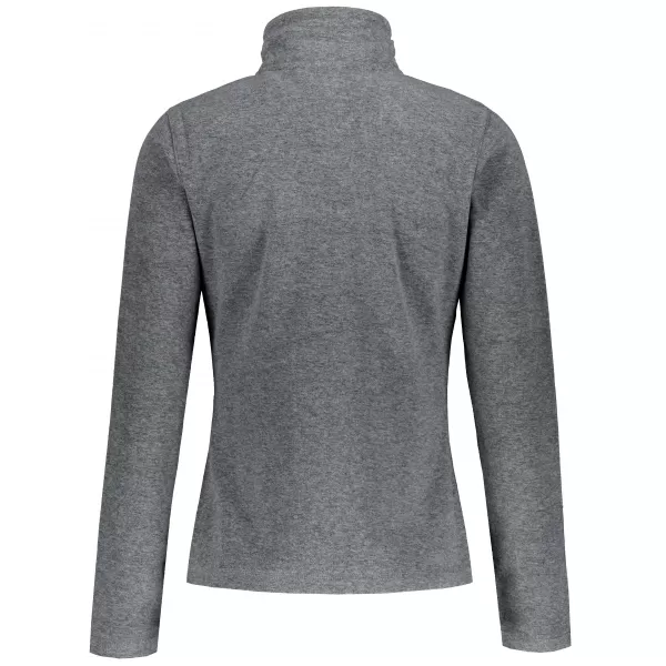  Dámska fleece mikina ALTISPORT ALW002852 ČIERNY MELÍR 