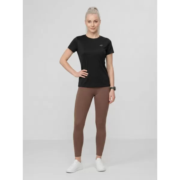  Dámske tričko 4F WMM00TTSHF3308 DEEP BLACK 