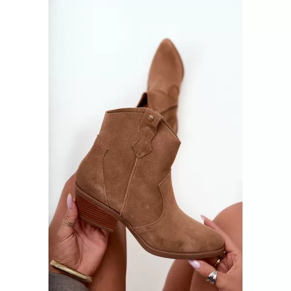  Dámske členkové topánky BIG STAR SHOES TT274953 BÉŽOVÁ 
