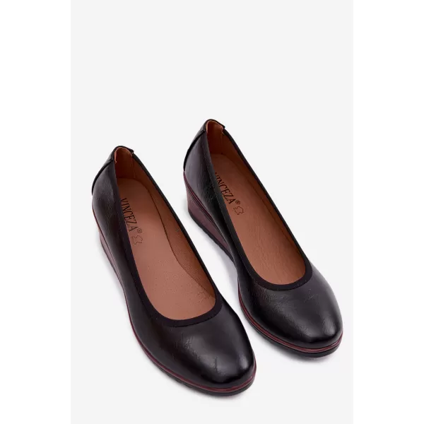  Dámske poltopánky VINCEZA 58628 BLACK 