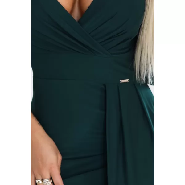  Dámske šaty NUMOCO 404-15 FĽAŠKOVÁ ZELEŇ 