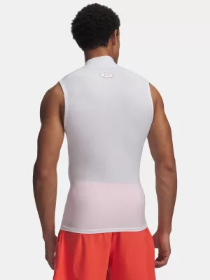 Pánske tielko UNDER ARMOUR HG ELITE SLEEVELESS MOCK 6015381-100 BIELA