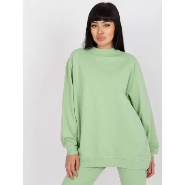  Dámska mikina BASIC FEEL GOOD AP-BL-A-R001 PISTACHIO 