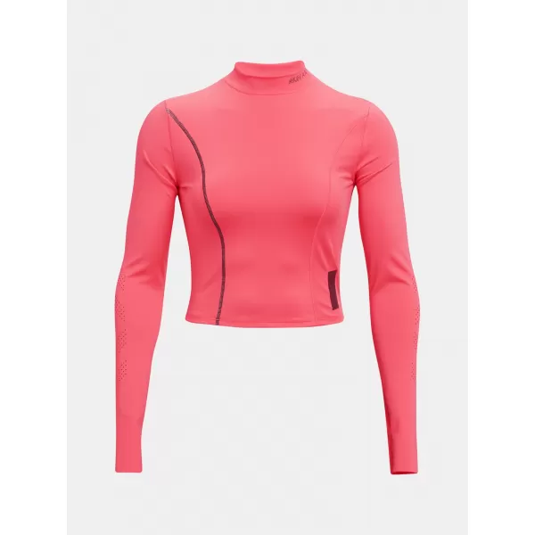  Dámske tričko UNDER ARMOUR UA RUN ANYWHERE LASER LS 1365641-819 RUŽOVÁ 