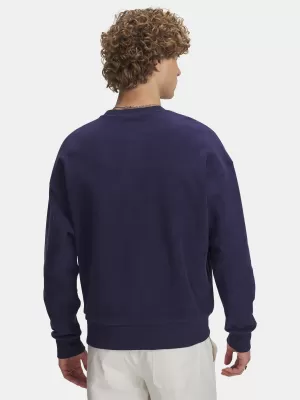 Pánska mikina UNDER ARMOUR ICON REV TERRY CREW 6003942-403 MODRÁ