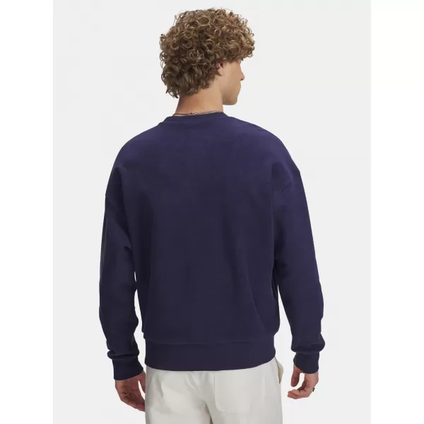  Pánska mikina UNDER ARMOUR ICON REV TERRY CREW 6003942-403 MODRÁ 