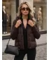 Dámska bunda DSTREET TY5931 HNEDÁ