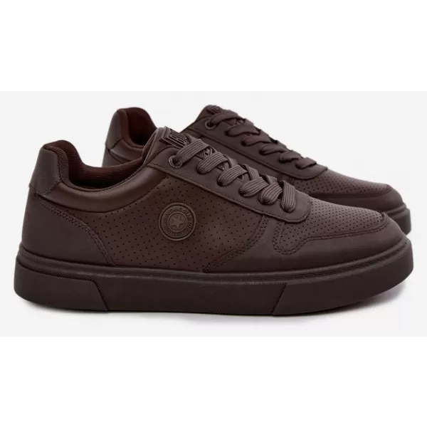  Pánske tenisky BIG STAR SHOES UU174326 BROWN/BEIGE SHADOWS 