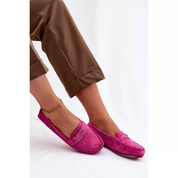 Dámske mokasíny S.BARSKI LR61-7029 FUCHSIA 