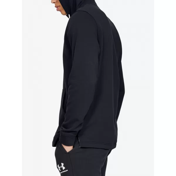  Pánska mikina UNDER ARMOUR SPORTSTYLE TERRY LOGO HOODIE 1348520-001 ČIERNA 