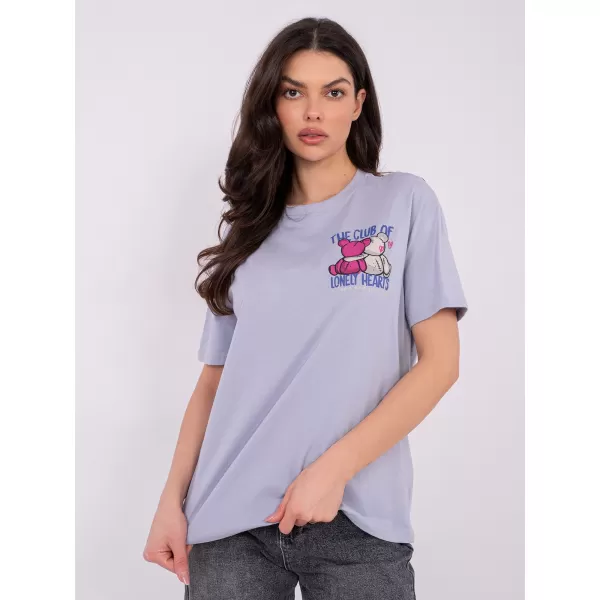  Dámske tričko SUBLEVEL D12022AH02645Y BRIGHT PURPLE 