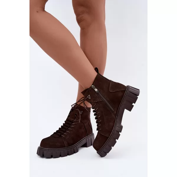  Dámske topánky D&A JC62-1045 BROWN 