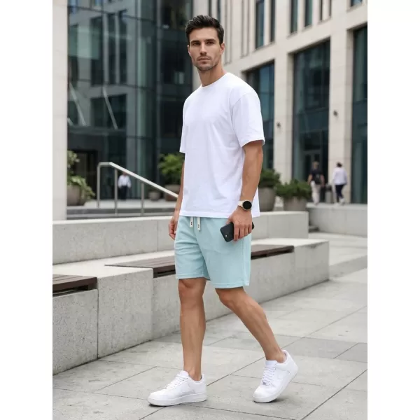  Pánske kraťasy DSTREET SX2631 SVETLO MODRÁ 