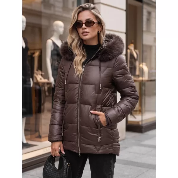  Dámska bunda DSTREET TY5758 FIALOVÁ 