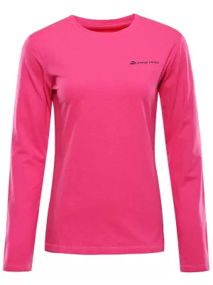 Dámske rýchloschnúce tričko ALPINE PRO LOUSA PINK GLO