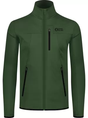 Pánska powerfleece mikina NORDBLANC MORASS NBSFM8335 ZELENÁ