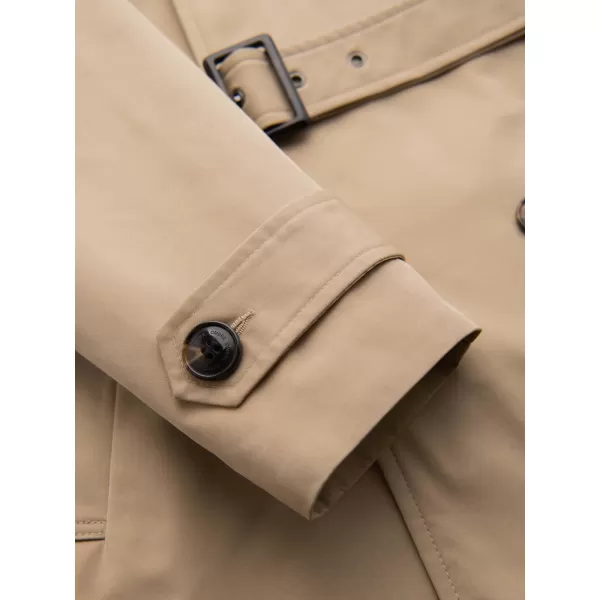  Pánsky kabát OMBRE OM-COLC-0146 BEIGE 