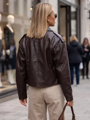 Dámska bunda DSTREET TY5920 HNEDÁ