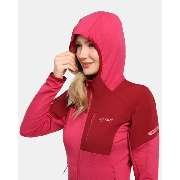  Dámska fleece mikina KILPI MEMPHIS-W 1L0201KI RUŽOVÁ 