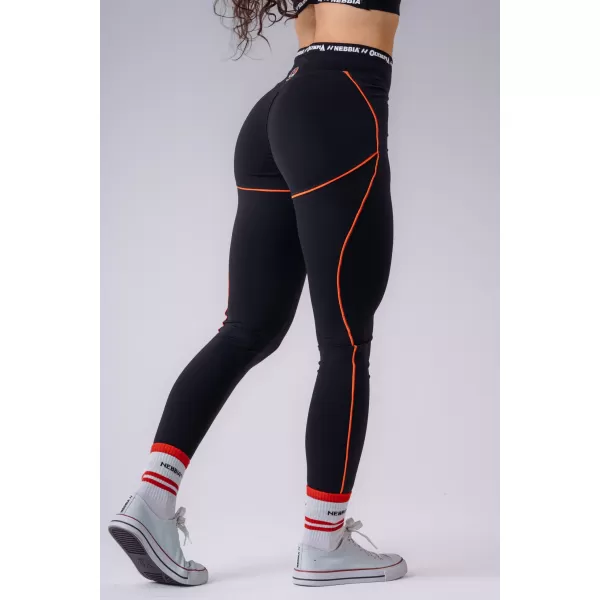  Dámske legíny NEBBIA OLYMPIA HIGH-WAIST 935 BLACK 