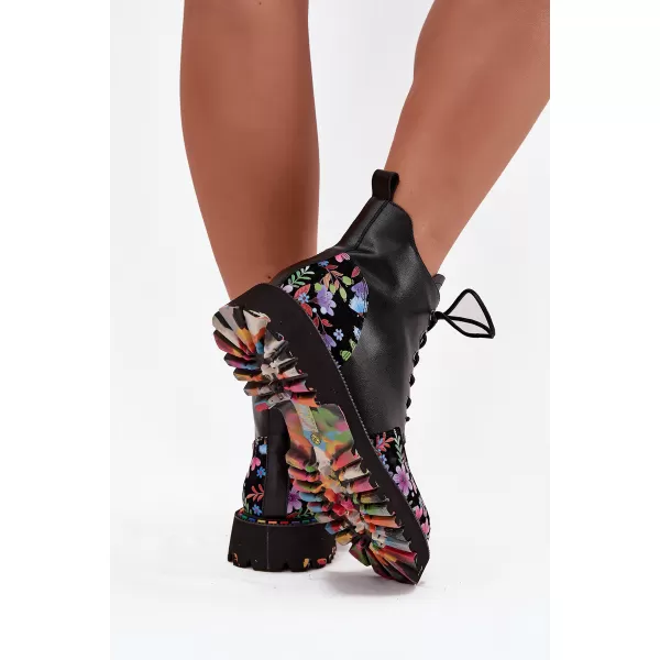  Dámske členkové topánky ARTIKER 57C0180 BLACK 