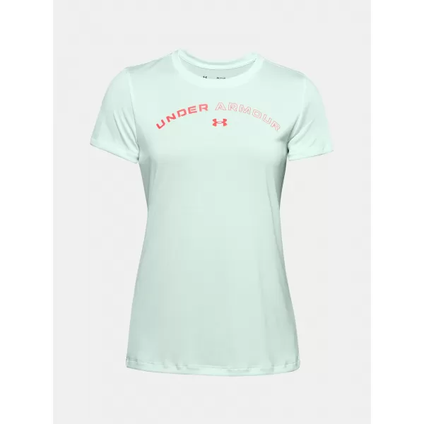  Dámske tričko UNDER ARMOUR TECH TWIST GRAPHIC LU SSC 1356304-403 MODRÁ 