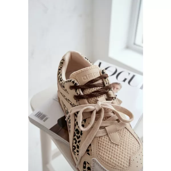  Dámske tenisky BIG STAR SHOES TT274549 BEIGE 