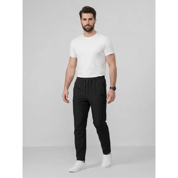 Pánske nohavice 4F WMM00TTROM1675 DEEP BLACK 