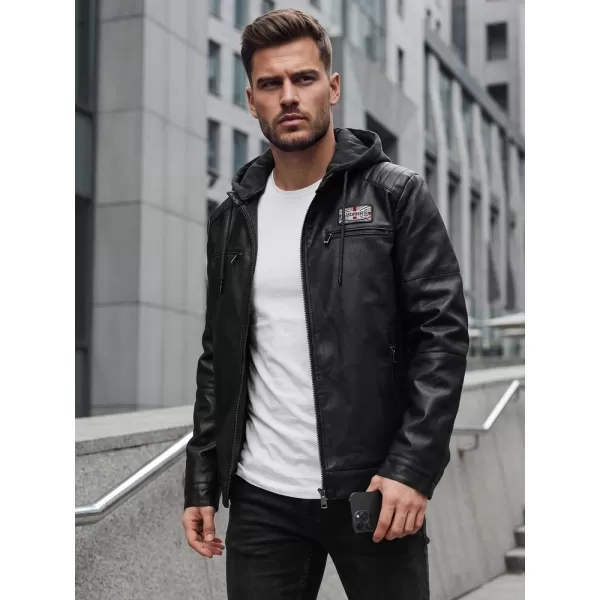  Pánska bunda DSTREET TX5147 ČIERNA 
