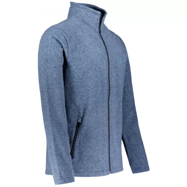  Pánska fleece mikina ALTISPORT ALM002852 TMAVÝ DENIM MELÍR 