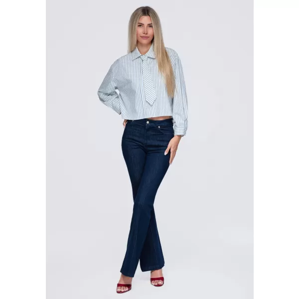  Dámska košeľa OMBRE OW-SH-E0069 BLUE 