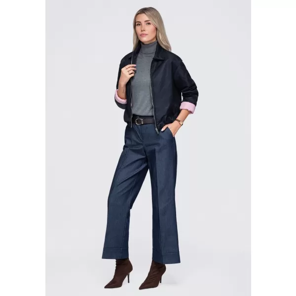  Dámska bunda OMBRE OW-JT-E0003 NAVY BLUE 