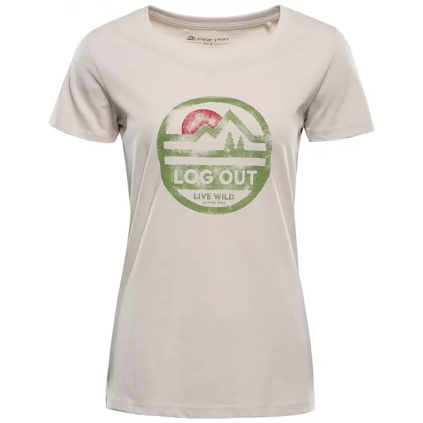  Dámske tričko ALPINE PRO TERMESA 4 MOONBEAM VARIANT PC 
