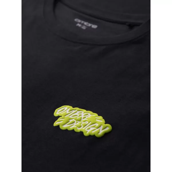  Pánske tričko OMBRE OM-TSPT-0288 BLACK 
