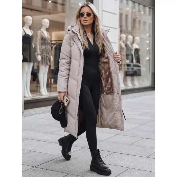  Dámska bunda DSTREET TY5430 BÉŽOVÁ 