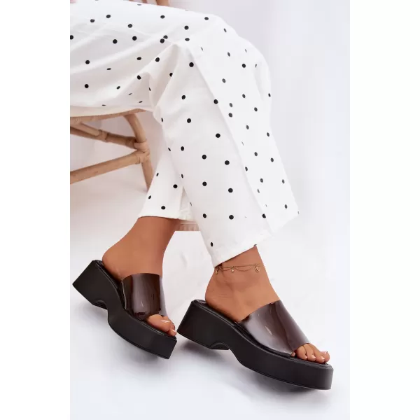  Dámske šľapky BOTO 78-146 BLACK 