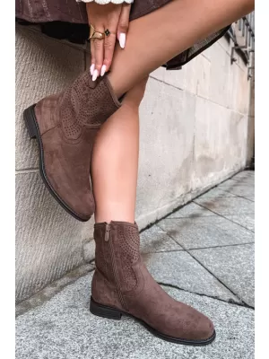Dámske čižmy S.BARSKI HY62-8125 BROWN