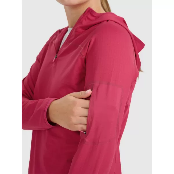  Dámska funkčná mikina 4F WAW25TFSWF591 DARK PINK 
