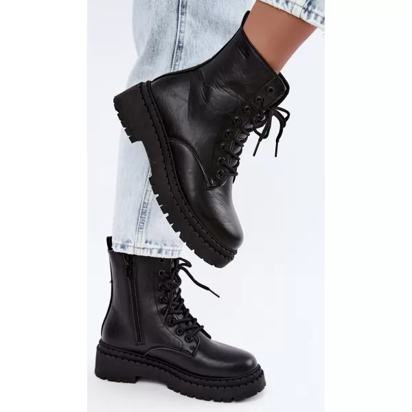  Dámske členkové topánky BIG STAR SHOES UU274816 BLACK 