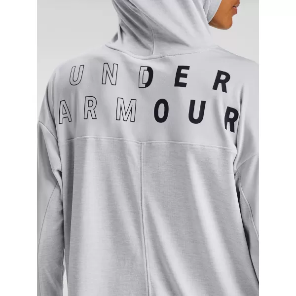  Dámska mikina UNDER ARMOUR TECH TWIST GRAPHIC HOODIE 1351977-014 ŠEDÁ 