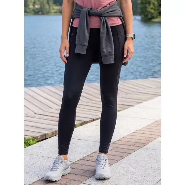  Dámske športové legíny ALPINE PRO GEMSA BLACK 