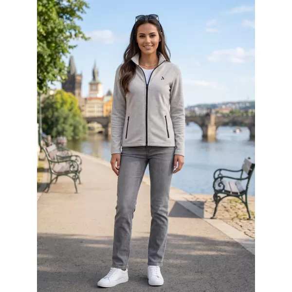  Dámska fleece mikina ALTISPORT ALW002852 STRIEBORNÝ MELÍR 