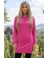 Dámska predĺžená mikina ALTISPORT ALW001419 PURPUROVÁ