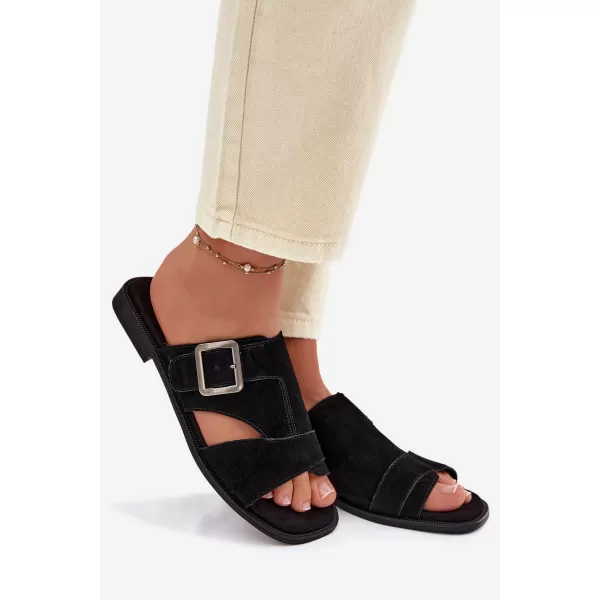  Dámske šľapky BIG STAR SHOES TT274477 BLACK 