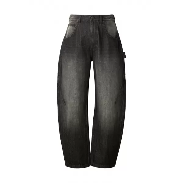 Pánske nohavice URBAN CLASSICS TB8057 MID DEEP GREY MARBLE WASHED 