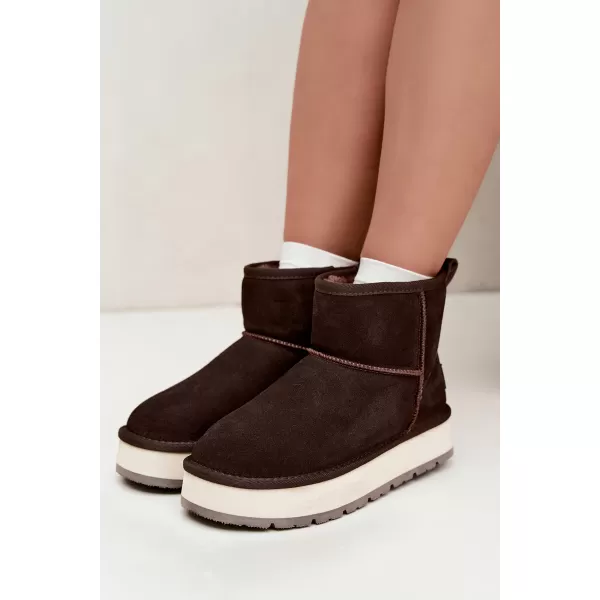  Dámske topánky BIG STAR SHOES UU274693 BROWN/BEIGE 